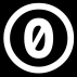 Creative Commons 0 symbol. A 0 in a circle.